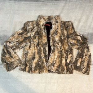 Alice + Olivia faux fur jacket